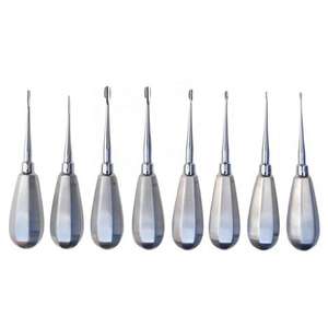 Elevadores de Raíz Curvos, Dentados y Afilados de 4.5 mm y Elevadores de Raíz Personalizados de Acero Inoxidable de Alta Calidad, Rectos y Curvos - Product Image 6