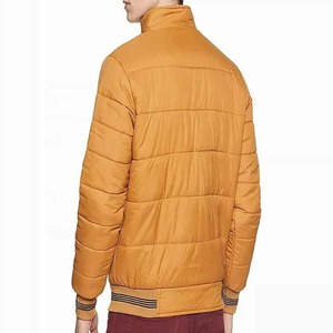 Veste d'hiver pour hommes avec logo personnalisé en usine OEM Décoration de broderie chaude à fermeture éclair à bulles imperméable et coupe-vent en gros - Product Image 3