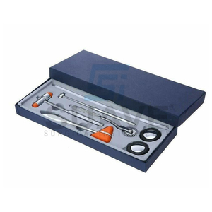 Martillo de percusión para reflejos de acero inoxidable, kits neurológicos de diagnóstico de acero de SUAVE SURGICAL INSTRUMENTS - Product Image 1