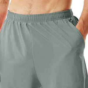 Pantalones cortos personalizados de compresión para hombre, pantalones cortos para correr, gimnasio, playa, informales, transpirables, de secado rápido, con bolsillo lateral - Product Image 3