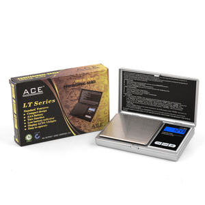 Balanza Digital Electrónica Portátil de Acero Inoxidable ABS, Capacidad de 500g, Precisión de 0.01g, Funciona con Batería, Báscula para Pesar Joyas - Product Image 2