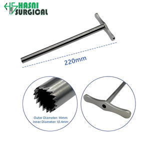 Trepano Visual Manual de Acero Inoxidable de Alta Calidad, 14 mm, 12.4 mm, Endoscopia Transforaminal, Instrumentos Quirúrgicos Endoscópicos, CE ISO - Product Image 1
