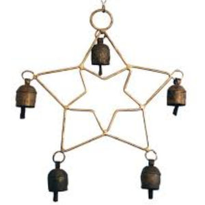 กระดิ่งโลหะทำด้วยมือคุณภาพสุดสร้างสรรค์กระดิ่งทองแดงแขวนผนังระฆังแขวนผนังตกแต่งอย่างสง่างามของตกแต่งสวน - Product Image 4