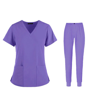 Custom Logo Nursing <b>Scrubs</b> Oem Premium Quality Hospital <b>Scrubs</b> Anti Wrinkle Breathable Women's Nursing <b>Scrub</b> Uniform Sets - Product Image 4