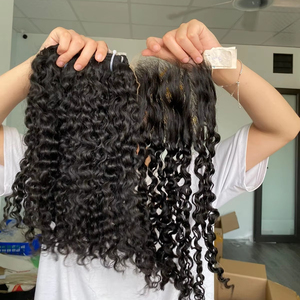 Tendance du moment : Extensions de cheveux vierges ondulées de longueur totale, tissées à la main, double trame, blanchies, du Vietnam, prix de gros et de détail disponibles - Product Image 1