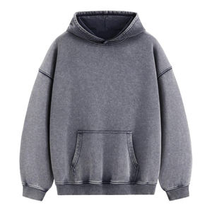 Nouveaux sweats à capuche personnalisés avec logo délavé à l'acide, 100% coton, hiver, écologiques, coupe-vent, séchage rapide, couleur et design personnalisés - Product Image 1