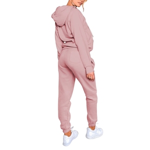 Conjunto Deportivo Casual de Dos Piezas para Mujer, Invierno, Top y Pantalones Largos, Premium, 100% Algodón Transpirable - Product Image 3