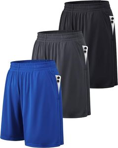 Athletic <b>Shorts</b> for <b>Men</b> <b>with</b> <b>Pockets</b> and Elastic Waistband Quick Dry Activewear - Product Image 1