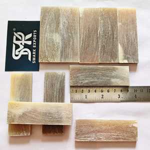 Manches de couteau en corne de bœuf fabriquées à la main, qualité supérieure, écologiques, lisses, durables, blancs pour la fabrication de couteaux personnalisés, art - Product Image 6