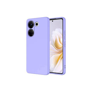 Funda de Silicona Netzy Tecno Camon 20 Pro 4G, Serie SAFA Mara, Protectora Trasera, Color Morado, para Teléfonos Móviles 11 Pro Max, 11 Pro, A53 - Product Image 1