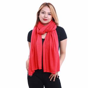 Stylish <b>Women's</b> Short Soft Warm Lightweight Durable Winter Snood Cashmere Pashmina Shawl Fashionable Plain Rib Knit <b>Scarf</b> Solid - Product Image 2