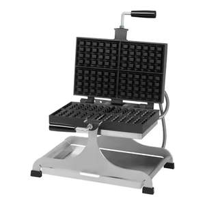 NUEVA Máquina para Hacer Waffles WECCBEAT de 4" x 6", Antiadherente y Giratoria, 208/2600W para Producción de Waffles de Alto Volumen - Lista para Enviar - Product Image 1