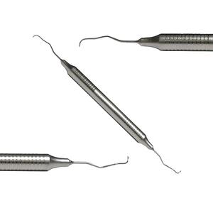 Explorador Dental de doble extremo de aleación de acero especial 11-12 puntas flexibles finas irrompibles potencia Manual garantía de larga duración extrema - Product Image 3