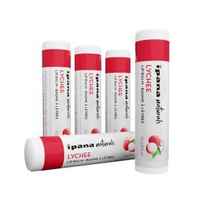 Ipana Natural <b>Lip</b> Balm with Vitamin E Organic Lychee Flavor Moisturizing 50pk 4g Netwt Made in Canada - Product Image 2