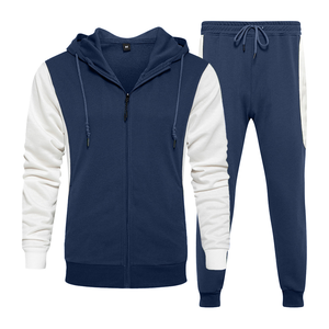Conjunto de Sudadera con Capucha y Pantalones Deportivos de Tela Resistente y Gruesa al por Mayor, Corte Regular, Ropa de Invierno para Uso Diario y Urbano - Product Image 5