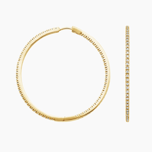 Lightweight S925 <b>Silver</b> Moissanite Diamond Hoop <b>Earrings</b> for Women Sleek <b>Long</b> Drop Style Elegant Modern Minimal Jewelry - Product Image 4