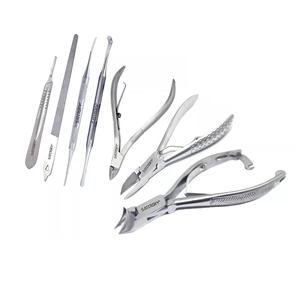 Ensemble d'instruments de podologie pour le traitement chirurgical des ongles incarnés en acier inoxydable - Product Image 3