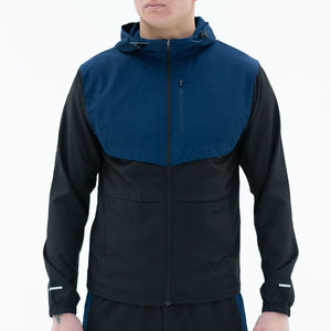 Survêtements coupe-vent légers en spandex et polyester tissés personnalisés Ensemble de survêtements de course pour hommes - Product Image 3