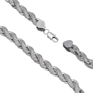 New Style Cuban <b>Chain</b> Hip Hop Jewelry Sterling Silver Ice Out Bling Moissanite Diamond 100% Pass Test Cuban <b>Necklace</b> - Product Image 2