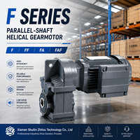 Réducteur industriel SEW F47 DRN90L4 à engrenages hélicoïdaux avec arbre creux, motoréducteur compact pour agitateur