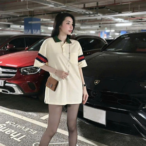 Camiseta chica nueva labubu algodón moda lavable cada uno en bolsa de polietileno hecho en Vietnam fabricante cuello alto Mujer camiseta - Product Image 4