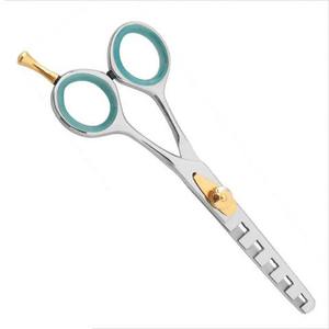 กรรไกรเล็มผมมีฟันขนาดใหญ่ทำจากสเตนเลสสตีลสำหรับมืออาชีพ6นิ้วทำจากปากีสถาน - Product Image 6