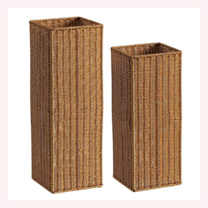 Trending 2025 Animal Design Rattan Umbrella Stand Natural Sea Grass Holder Case Unique Home Decor Piece - Product Image 4