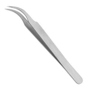 Pince à épiler professionnelle à pointe oblique pointue Instrument de précision pour une manipulation précise des petites pièces Utilisation de l'épilation - Product Image 1