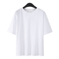 T-shirt en coton 100% 210 g/m², coupe ample, essentiel, personnalisable, tissu de qualité, respirant, séchage rapide, écologique, blanc, décontracté pour homme