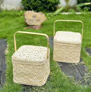 Caja de Regalo de Bambú Ecológica VIET FARGIMEX, Embalaje Sostenible Hecho a Mano para Almacenamiento, Regalos, Artesanías, Vietnam, Número de Modelo Viet - Product Image 2