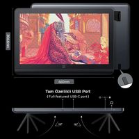Artist Pro 19 Gen2 Grafik Tablet Çift X3 Pro Roller'lı İnce Kalem 16K Ultra Hassas İnce Kalem 5080LPI 16384 Basınç Seviyesi