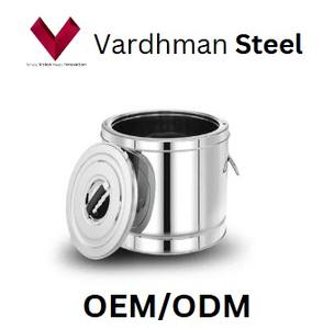 หม้ออุ่นอาหารทำจากเหล็กสแตนเลสขนาดใหญ่สำหรับ20LTR 2025สินค้าขายดีหม้อปรุงอาหารทำจากโลหะคุณภาพสูงสำหรับซุป - Product Image 4