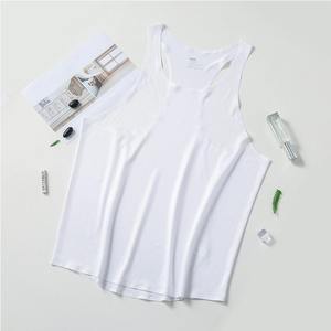 2025 personnalisé tricoté Style décontracté plaine couleur unie Fitness hommes débardeur haute qualité respirant tissu musculation course - Product Image 6