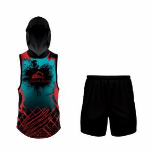 Uniformes de fútbol para adultos 7v7 personalizados diseño de bandera impresa Digital nuevo conjunto transpirable protección UV de talla grande estiramiento en cuatro direcciones - Product Image 1