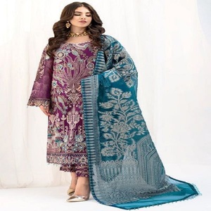 Shalwar Kameez ชุดสูท Anarkali สำหรับนักออกแบบ,ชุดสูทอัห์มดาบาด Shalwar Kameez แบบดั้งเดิมของอินเดีย - Product Image 2