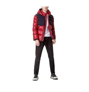 ODM personalizado más popular de la moda de diseño personalizado sudaderas con capucha chaqueta puffer hombres chaqueta puffer ajuste suave - Product Image 3