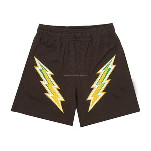 OEM Double <b>Layer</b> Sublimation Print Polyester Street Wear Shorts Breathable High Quality Shorts Made in Pakistan Latest Design - Product Image 2