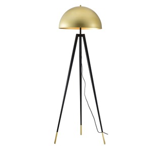 Modern Luxury Living Room Home Decor Elegant <b>Mushroom</b> Shape White Fabric Floor Lamp Stylish Golden Stand LED for Home Office Use - Product Image 6