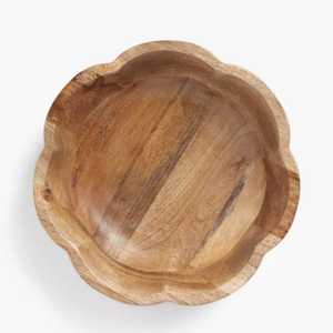 Saladier en bois naturel fabriqué à la main bol de service vaisselle pour restaurants ustensiles de cuisine en gros du Vietnam - Product Image 2