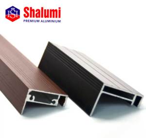 Paneles recubiertos de polvo y grano de madera, luminio - Product Image 1