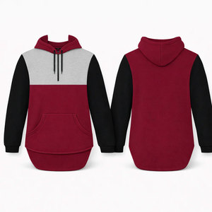 High Quality Men Solid 100% Cotton Thick Fleece Winter Casual Pullover Sheep Farm Hoodie Quick Dry Breathable Eco-Friendly - Product Image 1