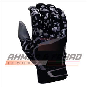 Guantes de bateo de béisbol y softbol de piel de cabra de alta calidad personalizados transpirables y resistentes al desgaste para posición de receptor - Product Image 2