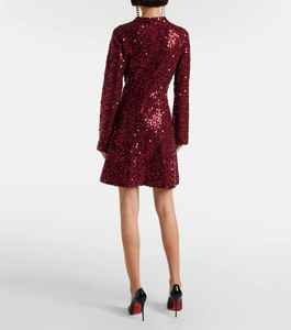 ชุดเดรสผ้าชีฟองคอกลมแขนลูกปัดยาวเต็มตัวผ้าชีฟองระบายอากาศได้ดีป้องกันไฟฟ้าสถิตย์ - Product Image 4