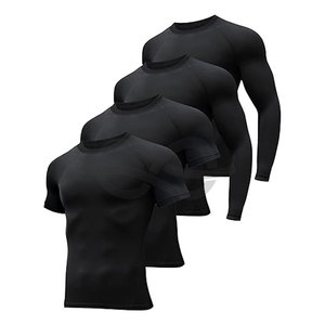 Maillot de corps athlétique à manches longues et courtes pour hommes Performance Gear T Shirt Sports Surf Natation Activités de plein air - Product Image 1