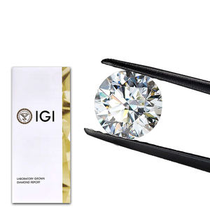 Igi VVS2เพชรสำหรับปลูกในห้องปฏิบัติการและอัญมณีสีขาวแบบกลม3.3 CT สำหรับทำแหวนหมั้นหรือทำเครื่องประดับ - Product Image 4