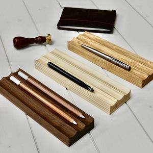 Juego de bolígrafos de regalo de lujo de alta calidad de bambú hecho a mano diseñado, bolígrafo de madera con logotipo grabado personalizado con caja de madera - Product Image 1