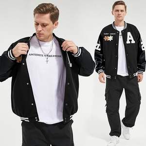 2025 New OEM 100% High Quality Varsity <b>Jacket</b> <b>Men</b> High School Letterman <b>Bomber</b> Style Fleece <b>jacket</b> - Product Image 6