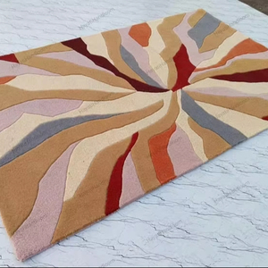 Alfombra Alfombras Moderna Mano Tufted Thermal Tufted Alfombra Hermosa Área Floral Alfombra de Exportación de alta Calidad Directamente de Fábrica - Product Image 1