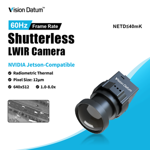Caméra thermique compacte VisionDatum sans obturateur LWIR, noyau 640*512 <span class=keywords><strong>pixels</strong></span>, 60Hz, 12m, 31.9 HFOV, capteur CMOS en oxyde de vanadium non refroidi - Product Image 1