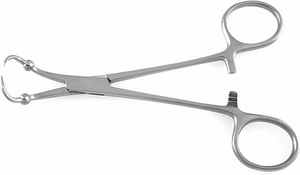 Pinza Quirúrgica Roeder de Grado A+, Pinza Médica de Alta Calidad con Mordazas Esféricas de 13 cm y 15 cm, Material de Acero - Product Image 4